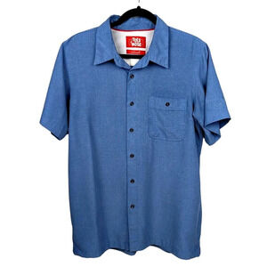 TOES ON THE NOSE MEN'S BUTTON DOWN SHIRT blue Size Small